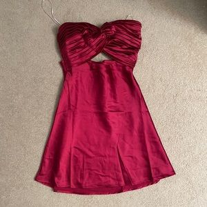 Princess Polly Shellie red mini dress size 4